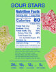 BEHAVE Sour Stars Gummy Candy image number 5
