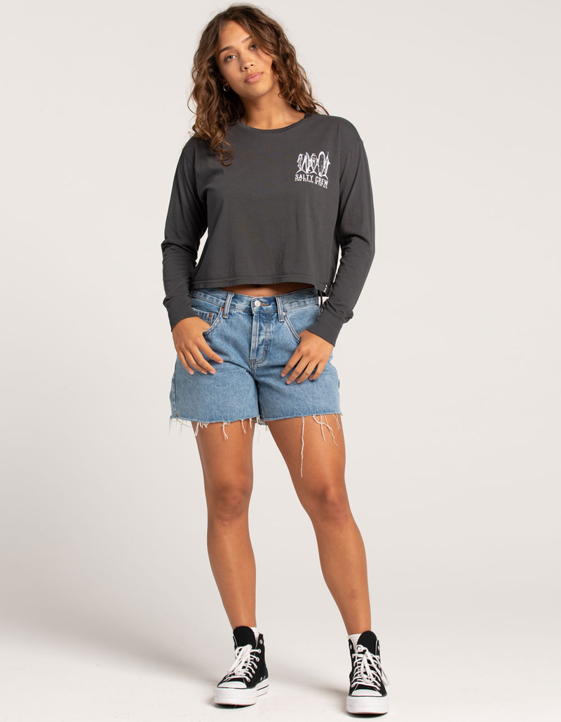 SALTY CREW Lateral Line Womens Crop Tee image number 3