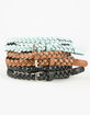 3 Pack Braided Belts image number 1