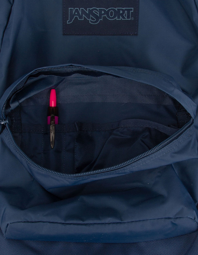JANSPORT Mono SuperBreak Dark Denim Blue Backpack image number 4