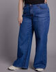 RSQ Womens High Rise Wide Leg Jeans image number 8