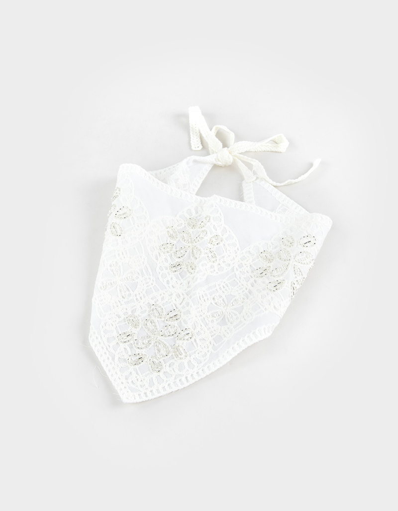 FULL TILT Beaded Embroidered Hair Scarf image number 0