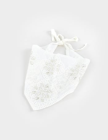 FULL TILT Beaded Embroidered Hair Scarf Primary Image