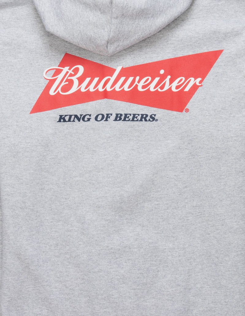 BUDWEISER King Of Beers Mens Zip-Up Hoodie image number 2