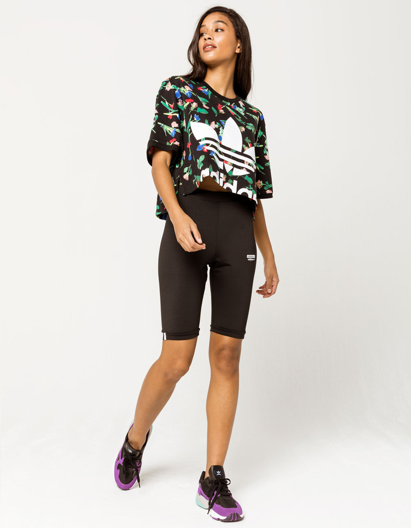 ADIDAS Allover Print Womens Crop Tee image number 3