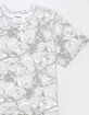 RSQ Mens Washed Boxy Tee image number 7