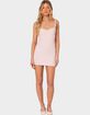 EDIKTED Finley Ribbed Mini Dress image number 3