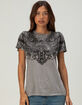 AFFLICTION Aristocrat Womens Lace-Up Back Tee image number 1