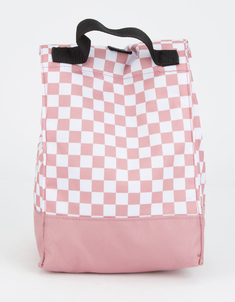 VANS Mow Pink Checkerboard Lunch Bag image number 2