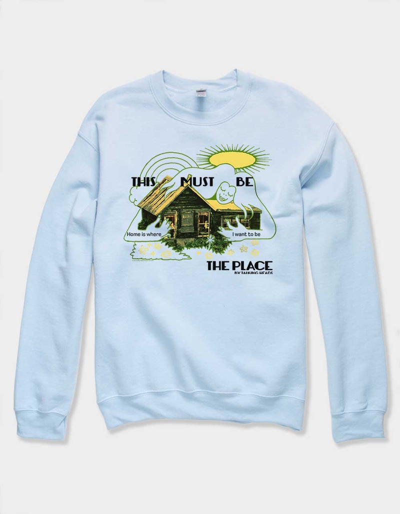 TALKING HEADS This Must Be The Place Unisex Crewneck Sweatshirt image number 0