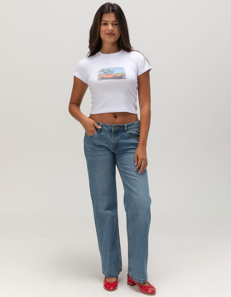 THRILLS Tribute To Chaos Womens Baby Tee image number 2
