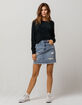 VOLCOM Stoned Ripped Denim Skirt image number 1