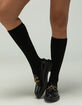 FULL TILT Ribbed Knee High Womens Socks image number 3
