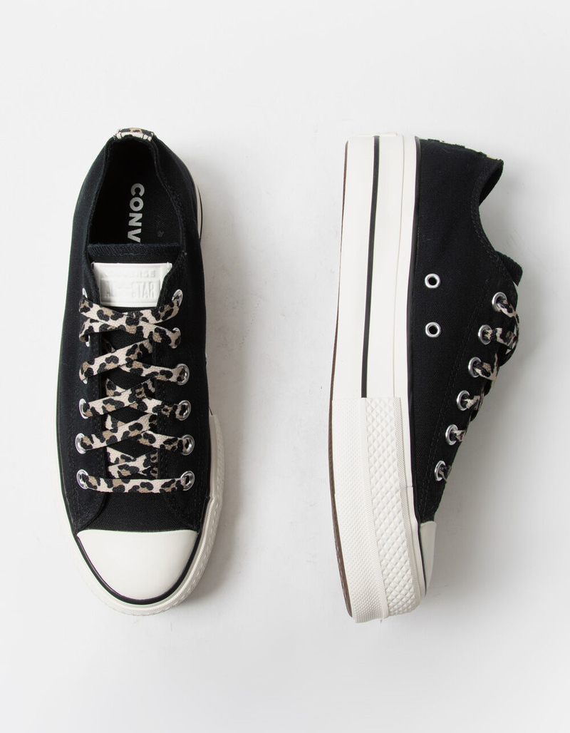 CONVERSE Chuck Taylor All Star Leopard Womens Platform Shoes image number 4