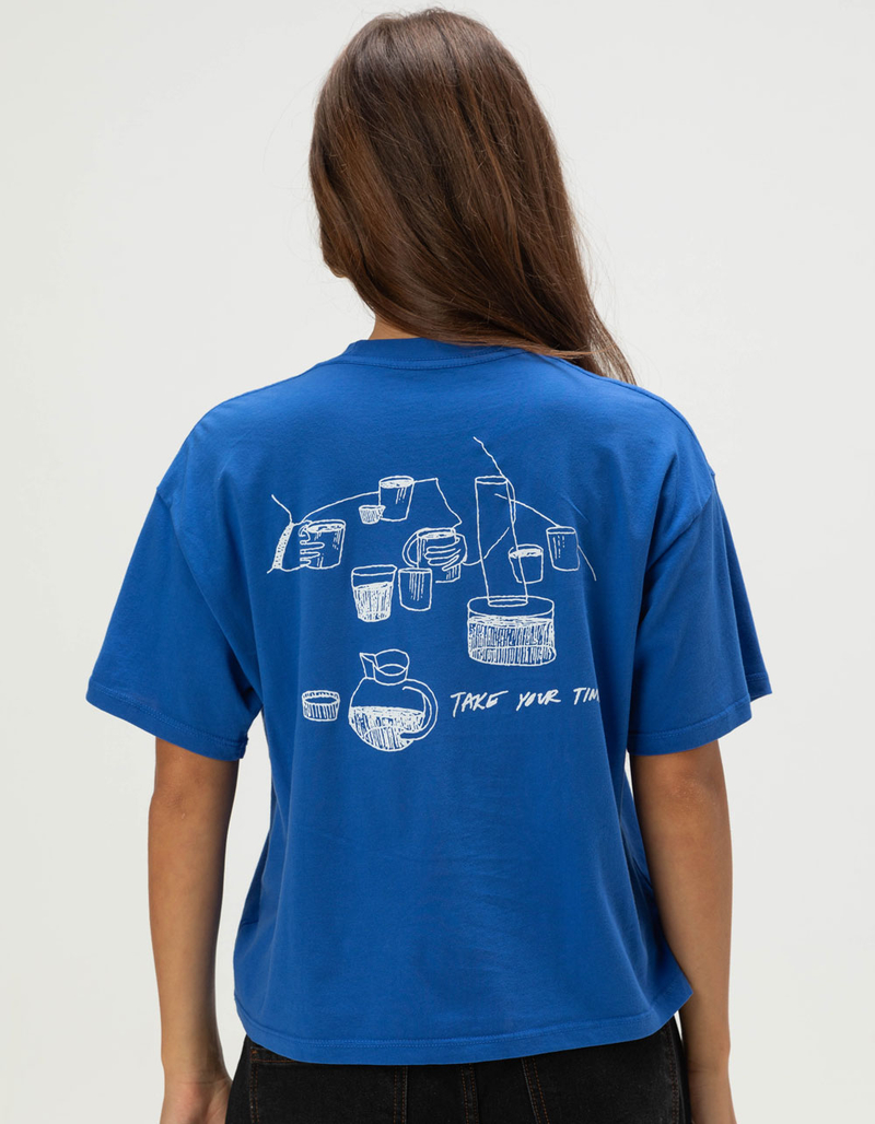 OBEY Take Your Time Womens Boxy Tee image number 0