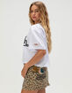 VON DUTCH Womens V-Neck Jersey Tee image number 3