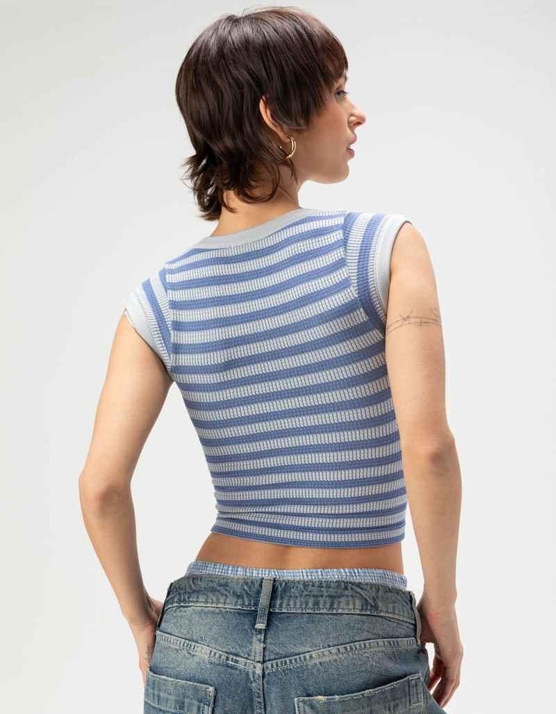 BDG Urban Outfitters Knockout Womens Lace Up Crop Top image number 3