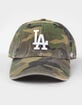 47 BRAND Los Angeles Dodgers Camo Strapback Hat image number 2