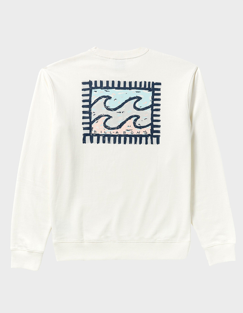 BILLABONG Crayon Wave Mens Crewneck Sweatshirt image number 0