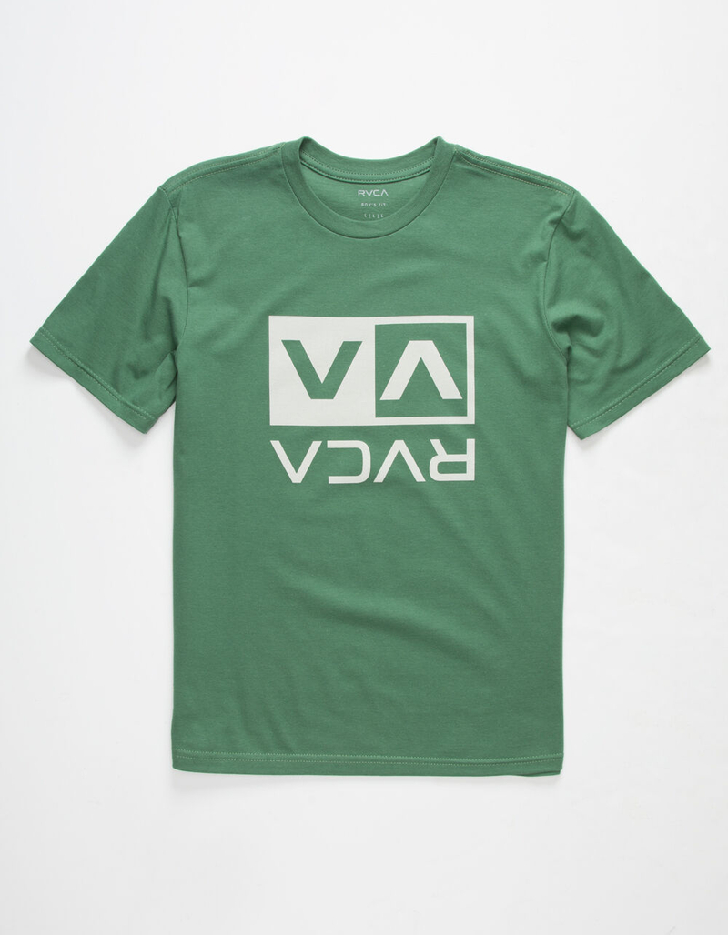 RVCA Flip Box Green Boys T-Shirt image number 0