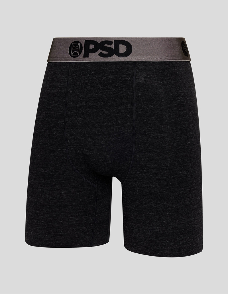 PSD Solid Cotton 3 Pack Mens Boxer Briefs image number 2