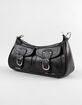 Faux Leather Buckle Shoulder Bag image number 8
