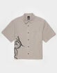 RSQ Mens Micro Plaid Button Up Shirt image number 2