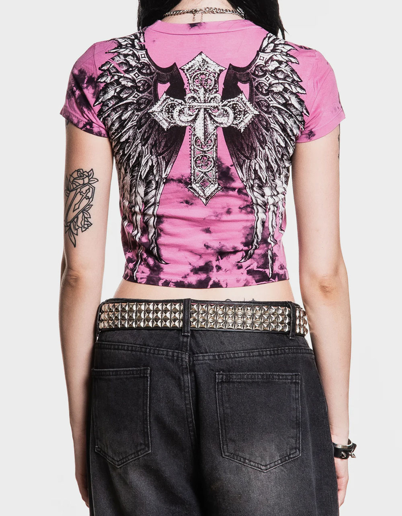 AFFLICTION Jovial Womens Baby Tee image number 1