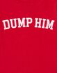 COLLEGIATE Dump Him Womens Baby Tee image number 3