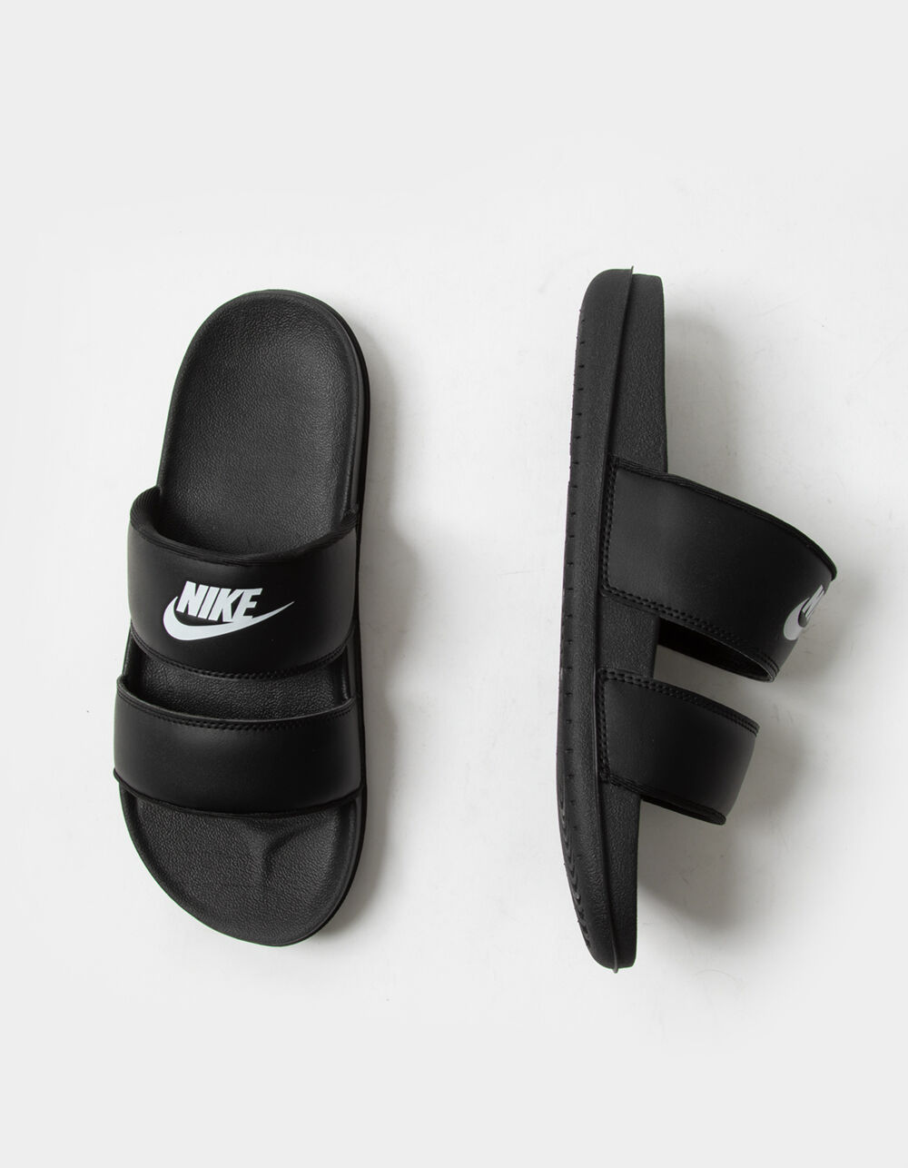 NIKE Off Court Duo Ultra Womens Slide Sandals - BLACK/WHITE