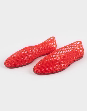 FULL TILT Ashley Womens Jelly Ballet Flats Alternative Image