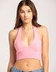 FULL TILT Womens Halter Top image number 1