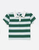 RSQ Girls Rugby Stripe Polo Shirt image number 1