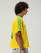 RSQ Mens Brazil Baggy Crop Soccer Jersey image number 9