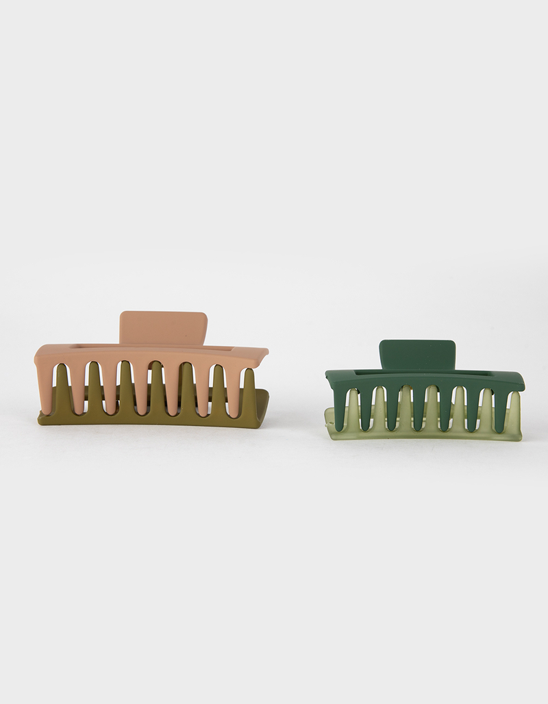 FULL TILT 2 Pack Two Tone Hair Clips image number 2