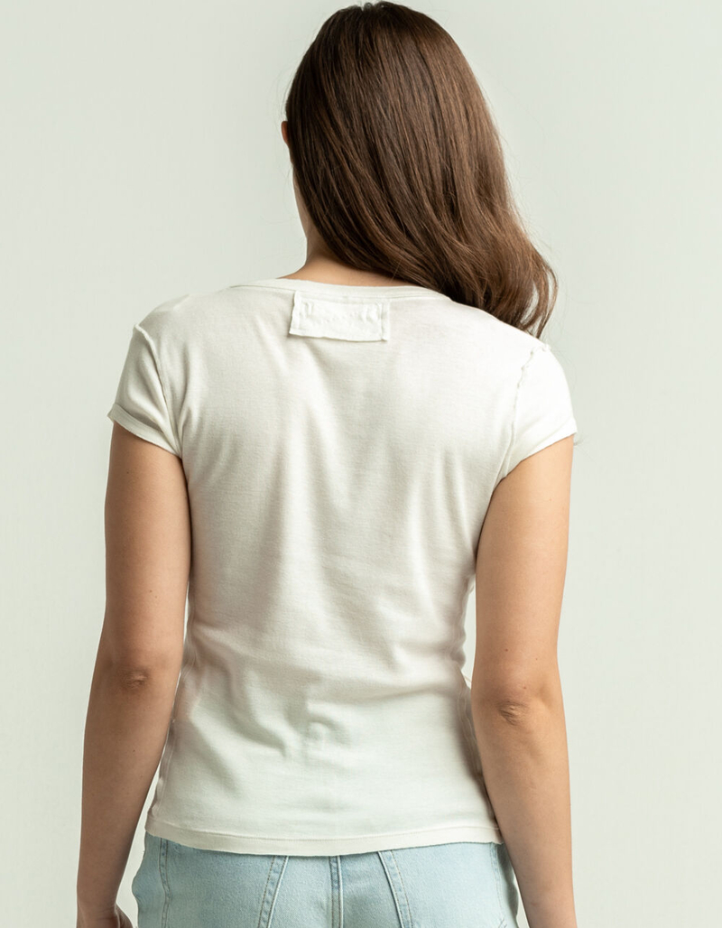 FREE PEOPLE Always Yours Womens White Tee image number 2