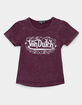VON DUTCH Logo Girls Washed Tee image number 2