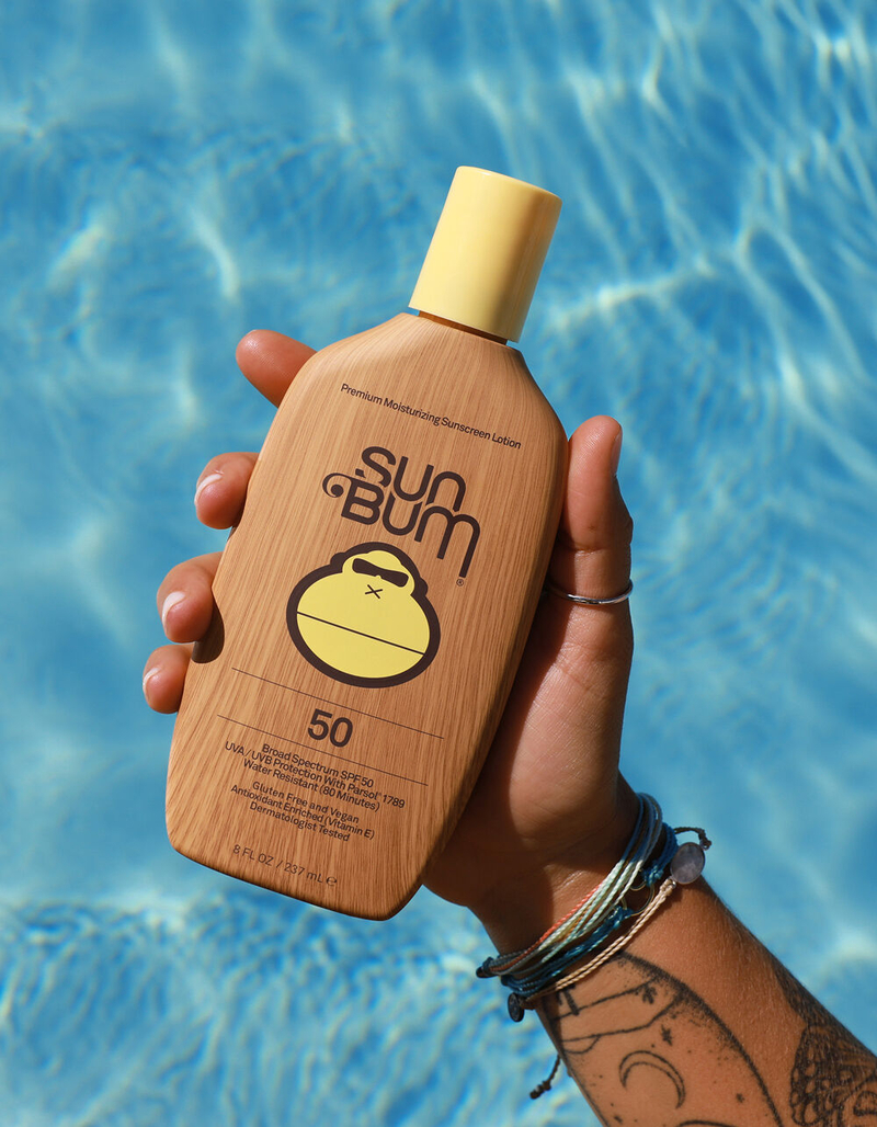 SUN BUM SPF 50 Moisturizing Sunscreen Lotion (8oz) image number 3