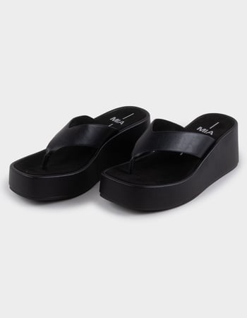 MIA Niccola Womens Platform Sandals Alternative Image