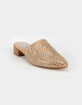STEVE MADDEN Chime Womens Tan Mules image number 2