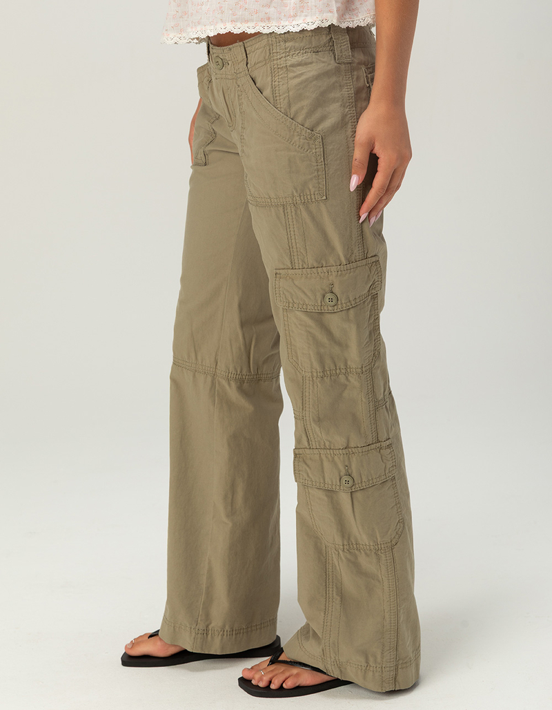 RSQ Womens Low Rise Baggy Cargo Pants image number 2