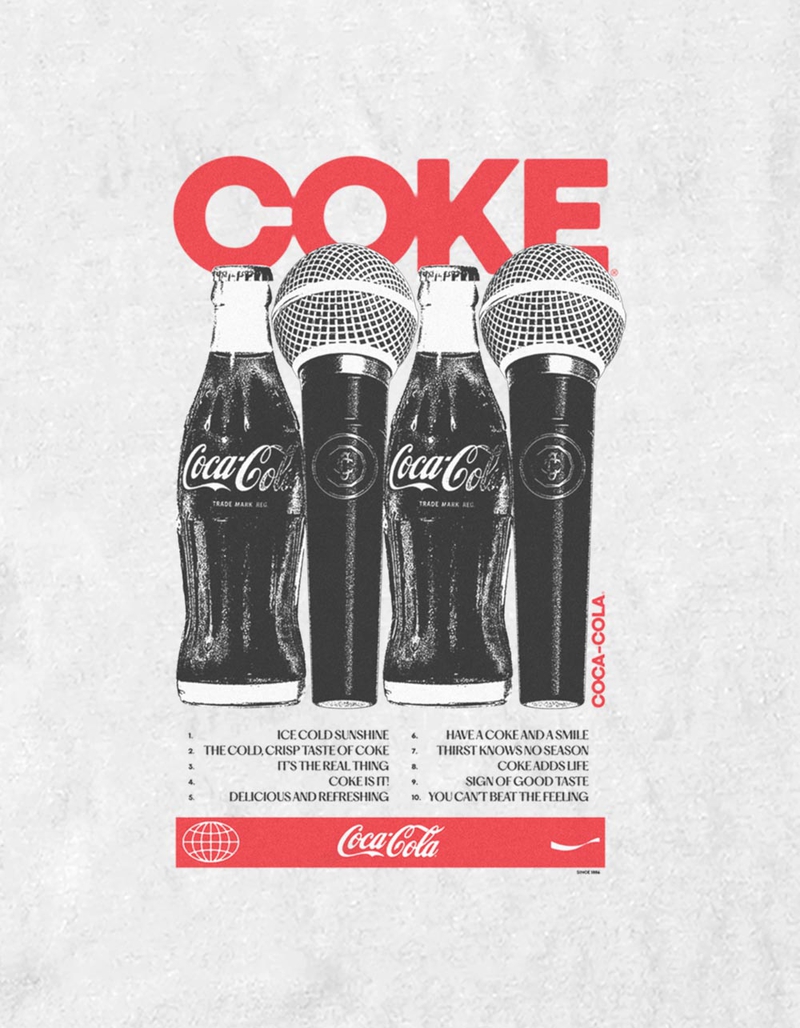 COCA-COLA Coke And Microphones Unisex Tee image number 1