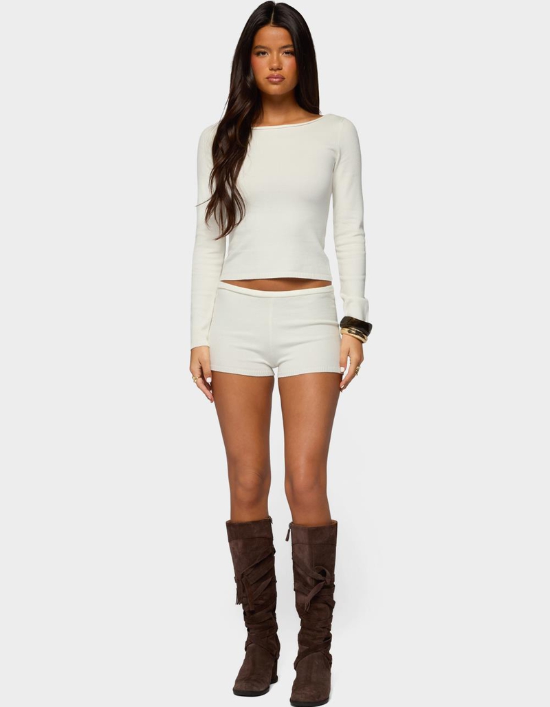 EDIKTED Arianna Off Shoulder Sweater image number 3