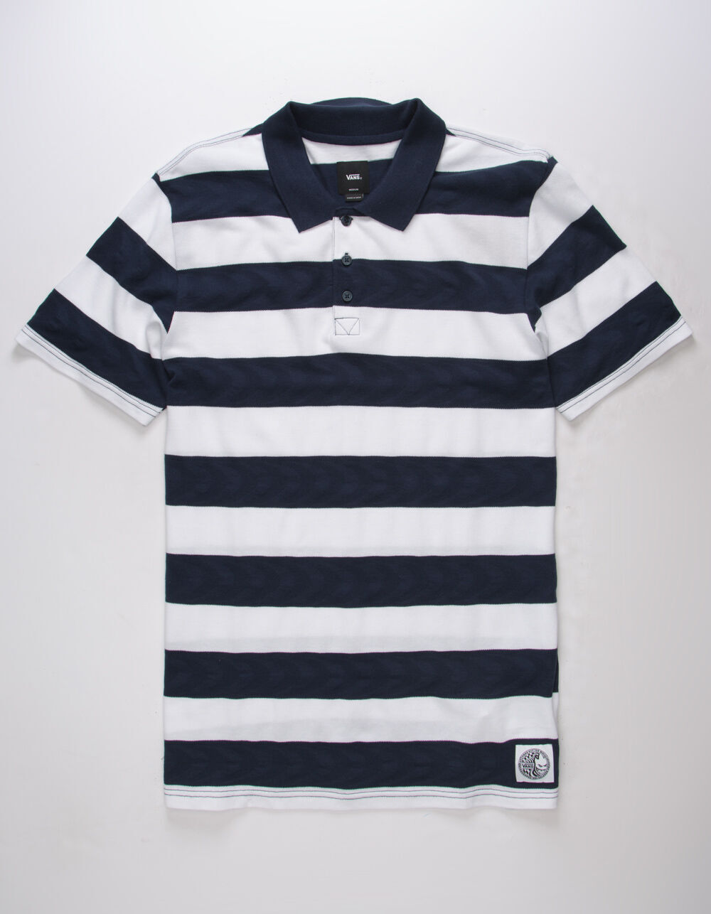 VANS x Spitfire Mens Polo Shirt - WHITE 