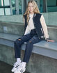 RSQ Girls Fleece Varsity Jacket image number 4