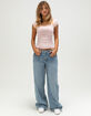 RSQ Womens Low Rise Star Baggy Jeans image number 6