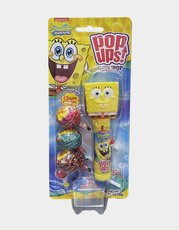 POP UPS SpongeBob SquarePants Flix Assorted Candy Lollipops  Primary Image
