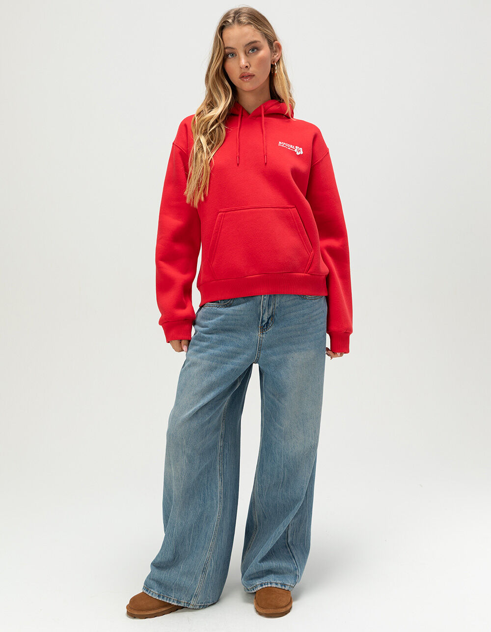 RIP CURL Surf Puff Womens Hoodie - RED | Tillys