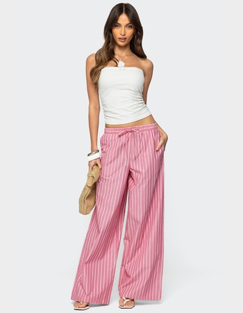 EDIKTED Maggy Striped Wide Leg Pants Alternative Image