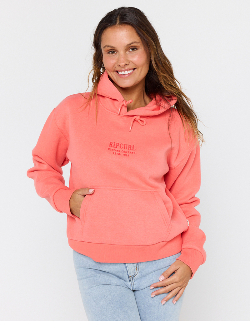 RIP CURL Surf Staple Relaxed Womens Hoodie image number 0